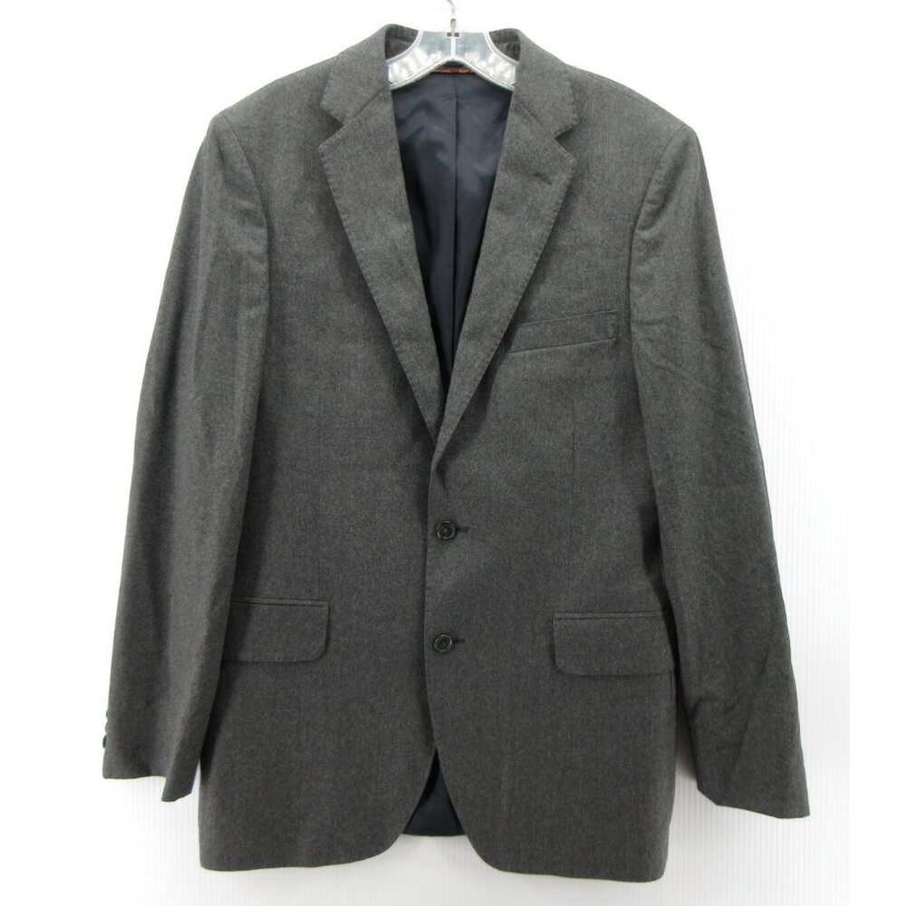 J Crew Sport Coat 38 Legacy Blazer Italian Wool Flannel Formal Jacket
